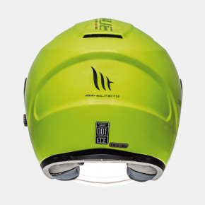  MT Helmets Avenue Solid Gloss Fluor Yellow 3XL 4