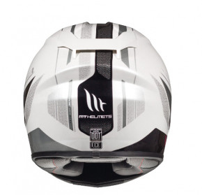  MT Helmets RAPIDE Duel D7 Gloss Pearl Silver 3XL 3