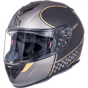  MT Helmets RAPIDE Revival A1 Matt Black Gold XXL