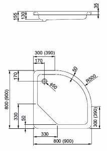   Aquaform Standard 80  808015,5 3