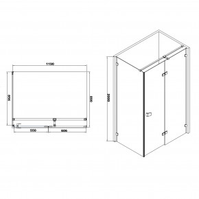   Volle De la Noche 1200x900x2000 10-40-195R-black 3