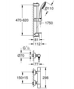   Grohe GRT 1000 34286002 3