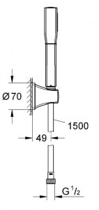   Grohe Grandera Stick 27993000 3