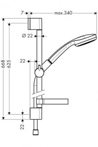   Hansgrohe Croma 100 27717000 3