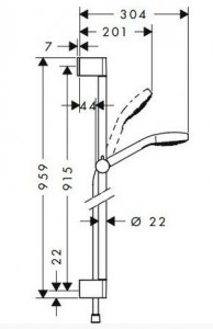   Hansgrohe Croma Select E Multi 26590400 3