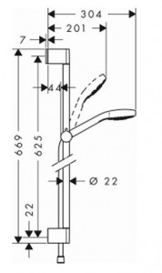   Hansgrohe Croma Select E   26584400 3