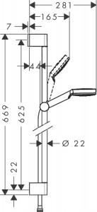   Hansgrohe Crometta 1jet (26533400) / 3