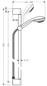   Hansgrohe Crometta 85 Multi 90  27766000 3