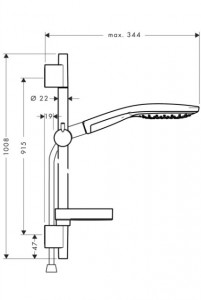   Hansgrohe Raindance Select 150 27803400 3