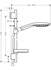   Hansgrohe Raindance Select 27802000 3