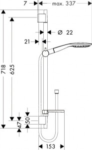   Hansgrohe Raindance Select E 150 27856000 3