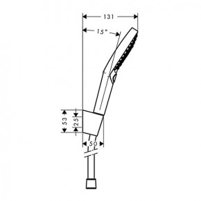   Hansgrohe Raindance Select S 120 3jet  Powder Rain 3