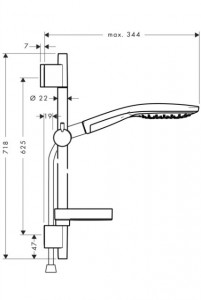   Hansgrohe Raindance Select S 150 27802400 3