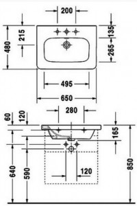  Duravit Durastyle 6548  (2320650000) 4