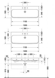  Duravit Happy D.2 2318120000 3