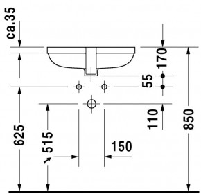  Duravit Happy D 4834.5  (457480000) 4