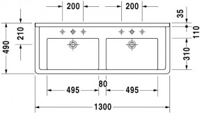   Duravit Starck 3 13048.5  (332130000) 3