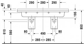   Duravit Starck 3 13048.5  (332130000) 5