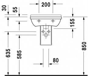  Duravit Starck 3 4532  (750450000) 4