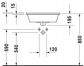  Duravit Starck 3 5646  (302560000) 4