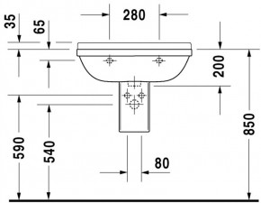  Duravit Starck 3 6548.5  (300650000) 5