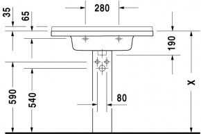  Duravit Starck 3 8545  (304800000) 4