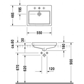  Duravit Vero 5546.5  (315550000) 5