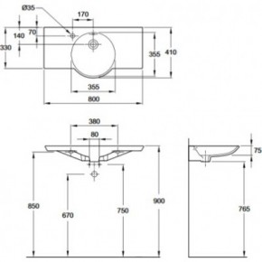  Jacob Delafon Formilia Spherik E4504-00 5