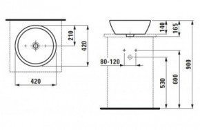  Laufen Pro B 420420  (H8129620001091) 3