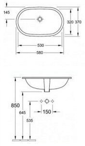  Villeroy & Boch O.Novo   53*32 41625001 4