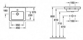  Villeroy & Boch Subway  45*37 c 7315F501 4