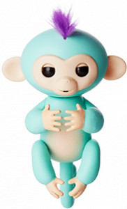     Bambi Fingerlings Happy Monkey 801 Light blue