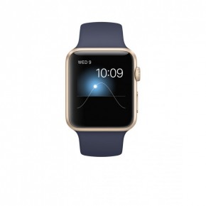 - Apple Watch Sport 42mm Gold Aluminum Case with Midnight Blue Sport Band CPO (MLC72) 4