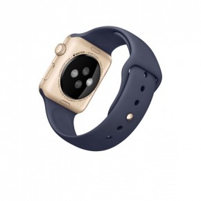 - Apple Watch Sport 42mm Gold Aluminum Case with Midnight Blue Sport Band CPO (MLC72) 5