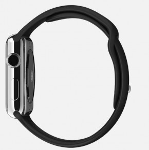 - Apple Watch 38mm Stainless Steel Case with Black Sport Band (MJ2Y2) 6