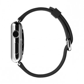 - Apple Watch 38mm Stainless Steel Case with Black Classic Buckle (MJ312) 4