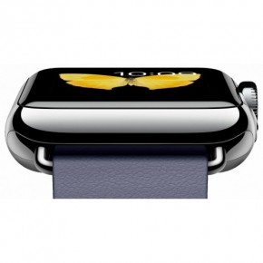 - Apple Watch 38mm Stainless Steel Case with Midnight Blue Modern Buckle (MJ332) 3