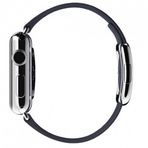 - Apple Watch 38mm Stainless Steel Case with Midnight Blue Modern Buckle (MJ332) 8