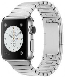 - Apple Watch 38mm Stainless Steel Case with Link Bracelet (MJ3E2)