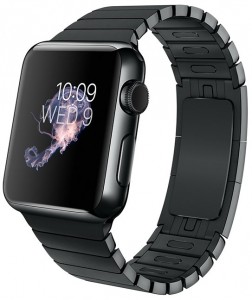 - Apple Watch 38mm Space Black Stainless Steel Case with Space Black Link Bracelet (MJ3F2)