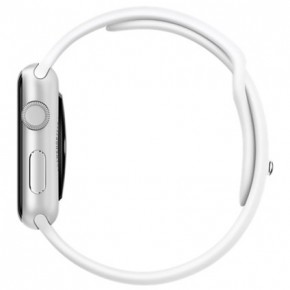 - Apple Watch Sport 42mm Silver Aluminum Case with White Sport Band (MJ3N2) 3