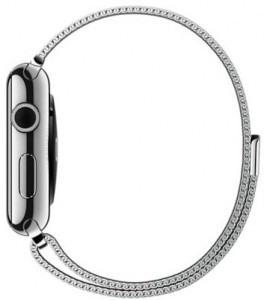 - Apple Watch 42mm Stainless Steel Case with Milanese Loop (MJ3Y2) 3