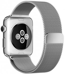 - Apple Watch 42mm Stainless Steel Case with Milanese Loop (MJ3Y2) 4