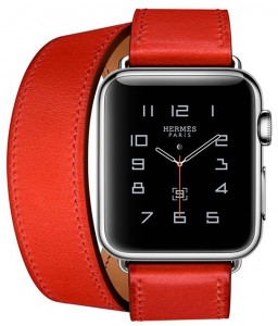 - Apple Watch Hermes Double Tour 38mm Stainless Steel Case with Capucine Leather Band (MLC22) 6