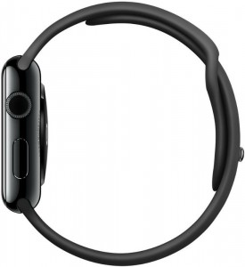 - Apple Watch 42mm Space Black Stainless Steel Case with Black Sport Band (MLC82) 3