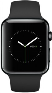 - Apple Watch 42mm Space Black Stainless Steel Case with Black Sport Band (MLC82) 5