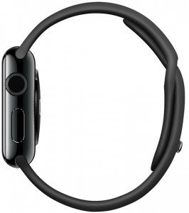 - Apple Watch 38mm Space Black Stainless Steel Case with Black Sport Band (MLCK2) 6