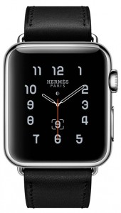 - Apple Watch Hermes Single Tour 38mm Stainless Steel Case with Noir Leather Band (MLCP2) 6