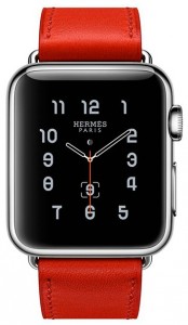 - Apple Watch Hermes Single Tour 38mm Stainless Steel Case with Capucine Leather Band (MLJG2) 6