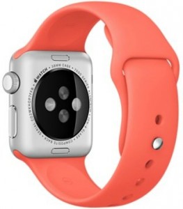 - Apple Watch Sport 38mm Silver Aluminum Case with Apricot Sport Band (MMF12) 4